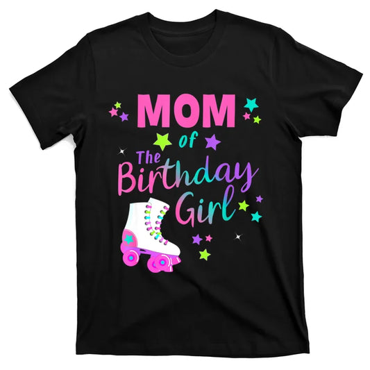 Roller Skate Birthday Mom Shirt Matching Family Group Outfit T-Shirt